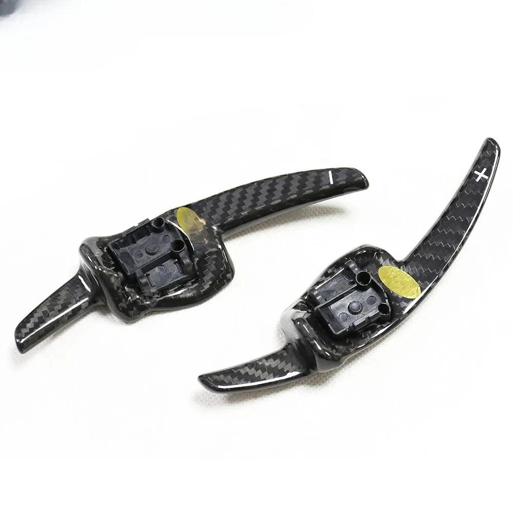 Carbon Fiber Paddle Shift Extension Shifters for  Golf 6 CC Scirocco Tiguan Sharan Seat Interior Steering Wheel Trims