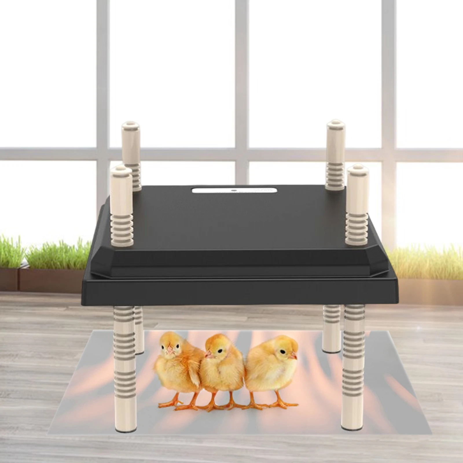 Chick Brooder Heating Plate Electric Warmer Heat Plate Supplies Pad Easy to Install Brooder Heater Coop Heater for Chickens