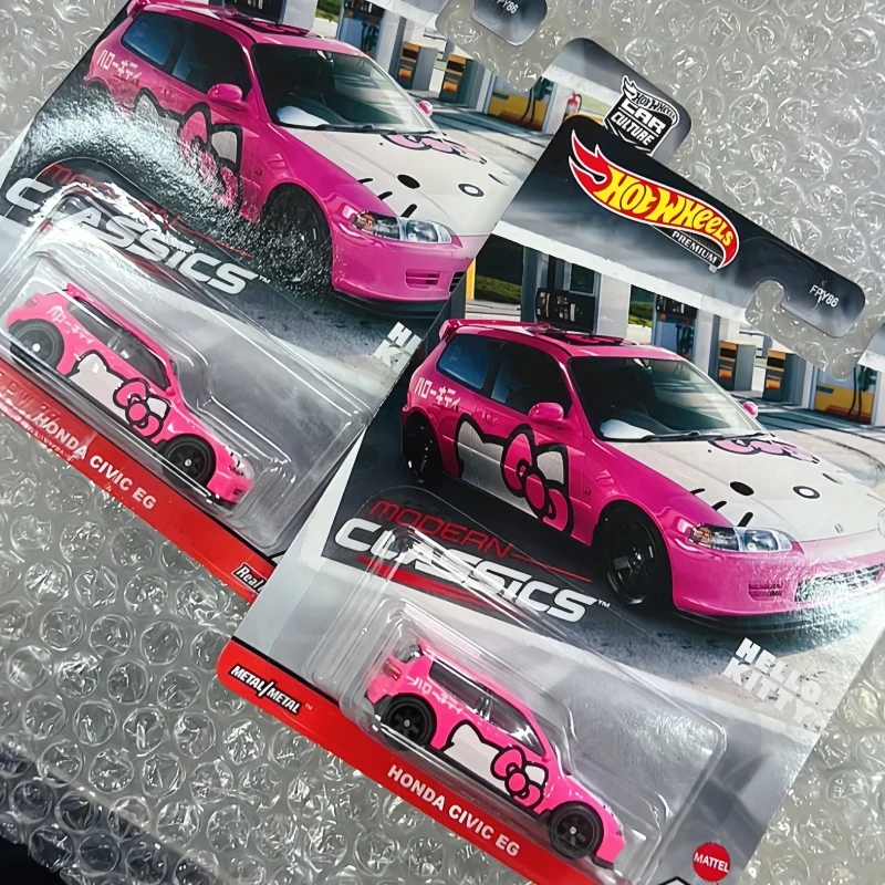 

New Hot Sale Genuine Hot Wheels Modern Classic Series Pink Cute High Quality Alloy Car Model Ornament Children'S Festvial Gifts