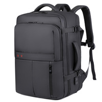 Mens Business Backpack Large Capacity Expandable Male Travel Bags Waterproof Multifunctional USB Charging 15.6inch Laptop Bag