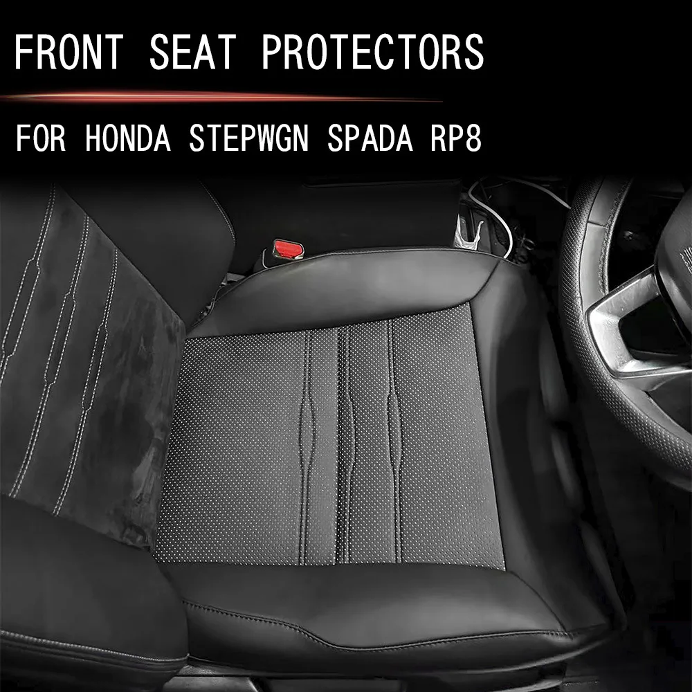 

for Honda STEPWGN RP8 2024 2025 Leather black Car Front Seat Protective Cover Pad Protector Interior Car Accessories