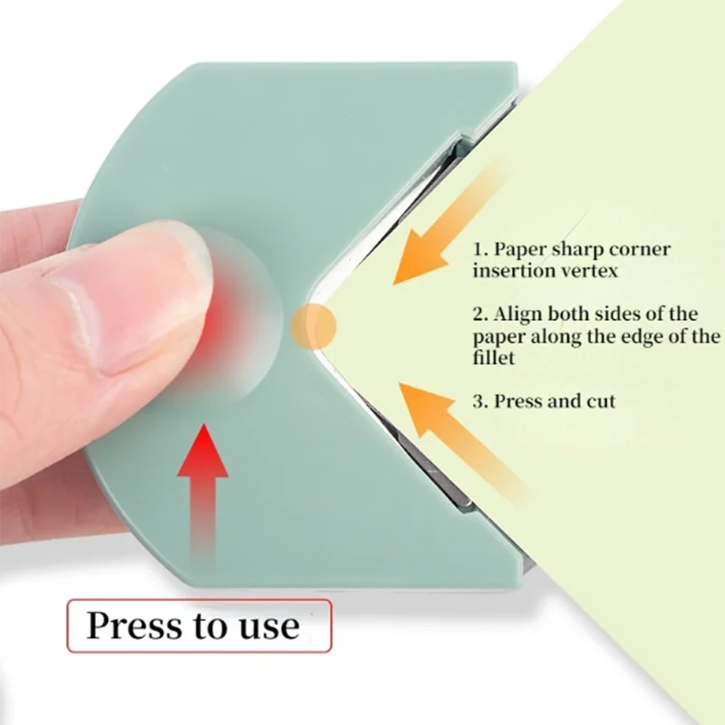 R4 Mini Portable Corner Rounder Paper Punch Card Photo Cutter