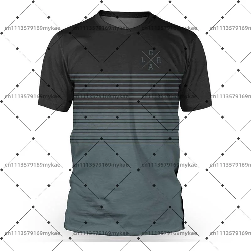 Men's loose riders jersey DH off-road downhill breathable cycling wear, suitable for mountain bike endurance races