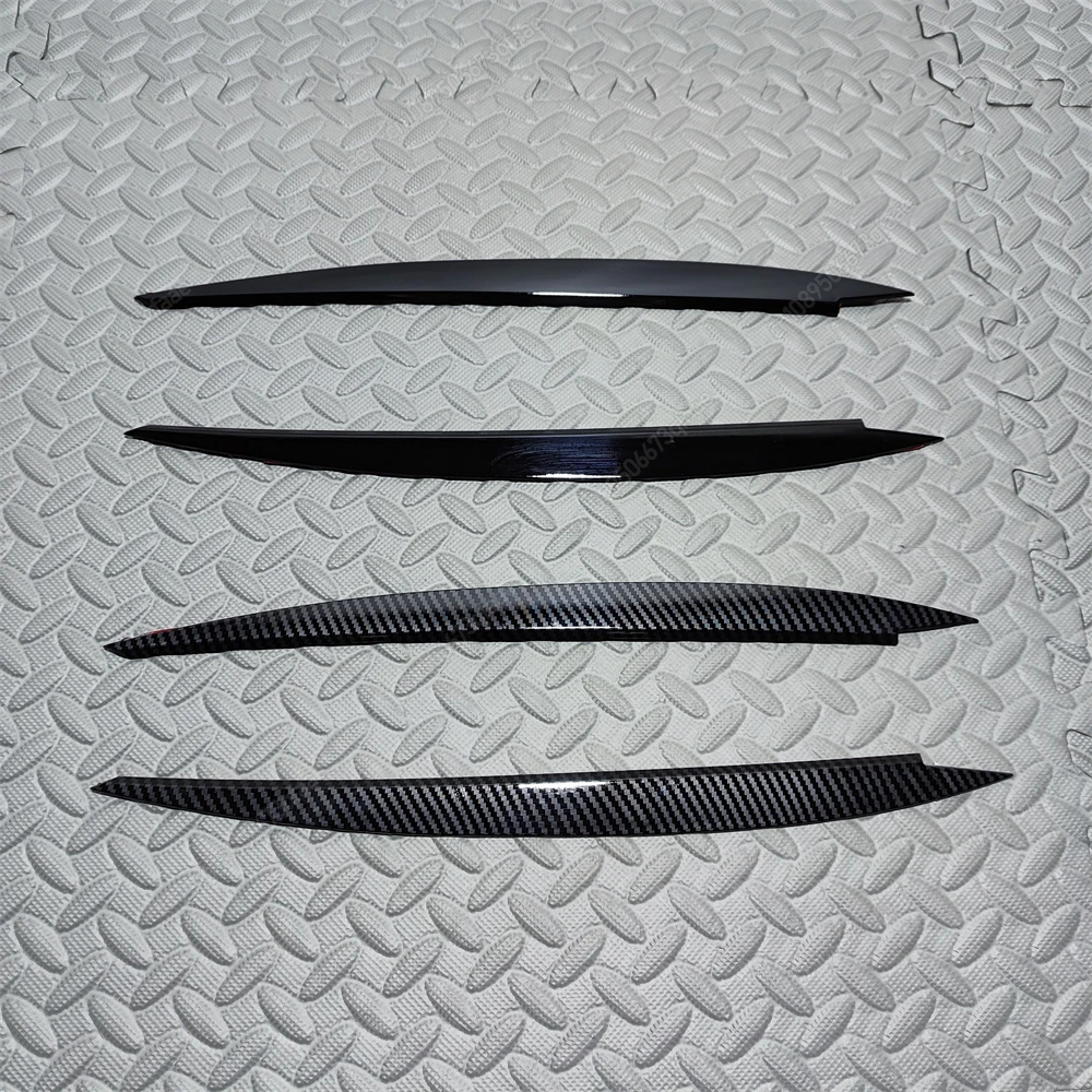 ل VW Golf 7 7.5 MK7 MK7.5 GTI R GTE GTD 2013-2020 ABS السيارات العلوي مصباح الكسوة الحاجب غطاء المصباح بوديكيت زخرفة الكسوة