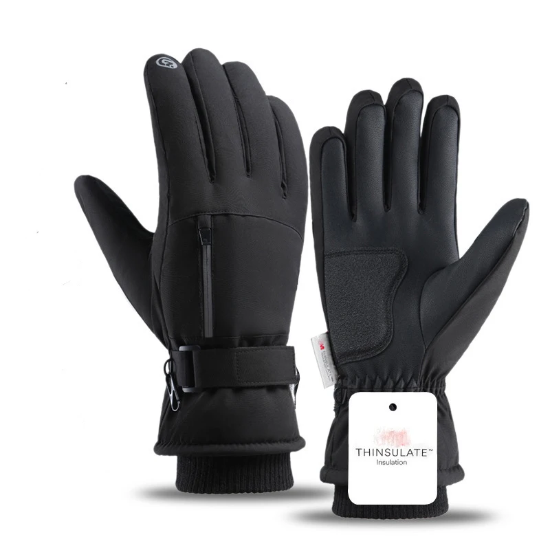 AliExpress OFFBONDAGE Winter Warm Gloves Touch Screen Windproof Non-Slip  Cycling Gloves Outdoor Men's Women's Running Hiking Skiing Gloves