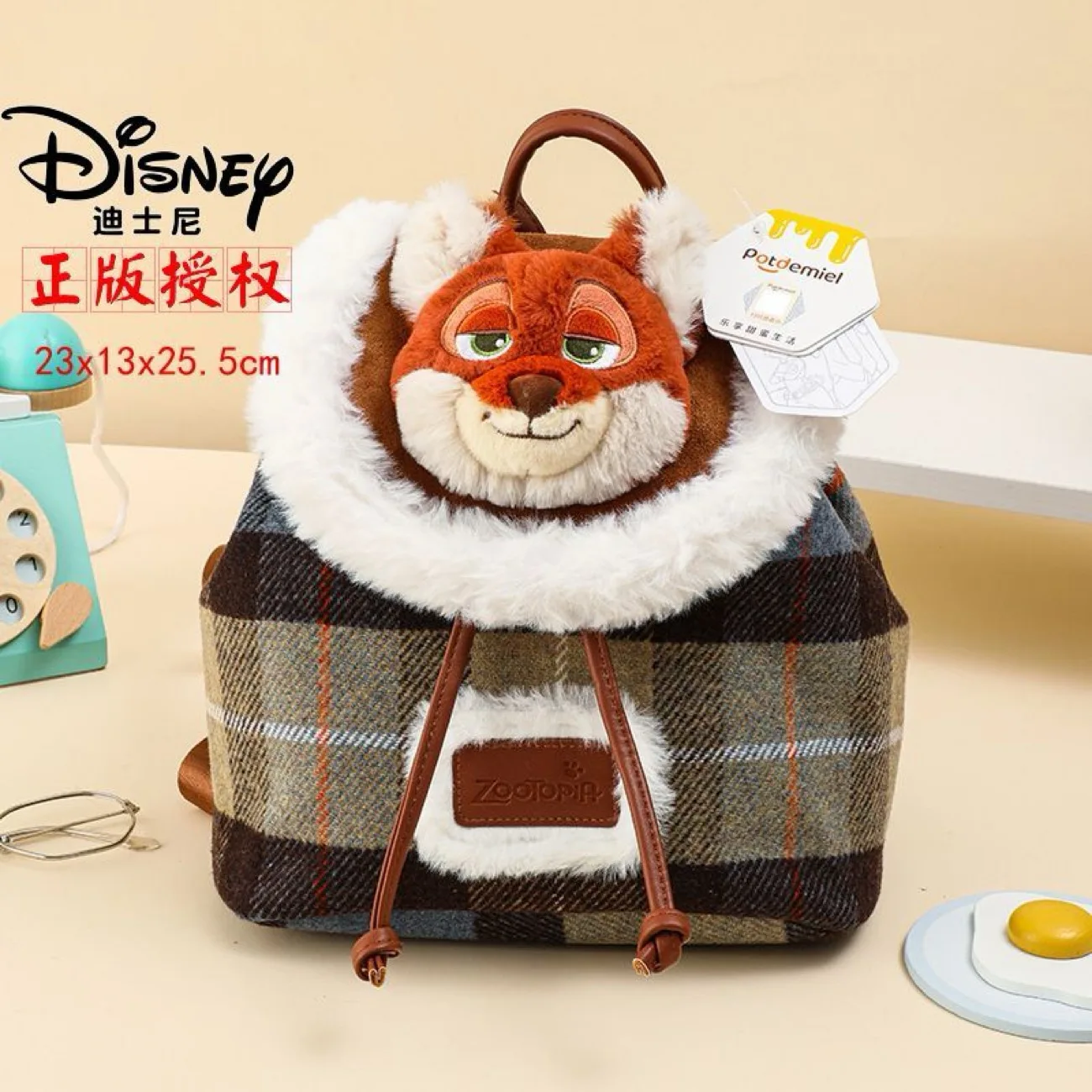 Original neuer Disney-Cartoon Zootopia Stitch Rucksack, Kindergartenschultasche