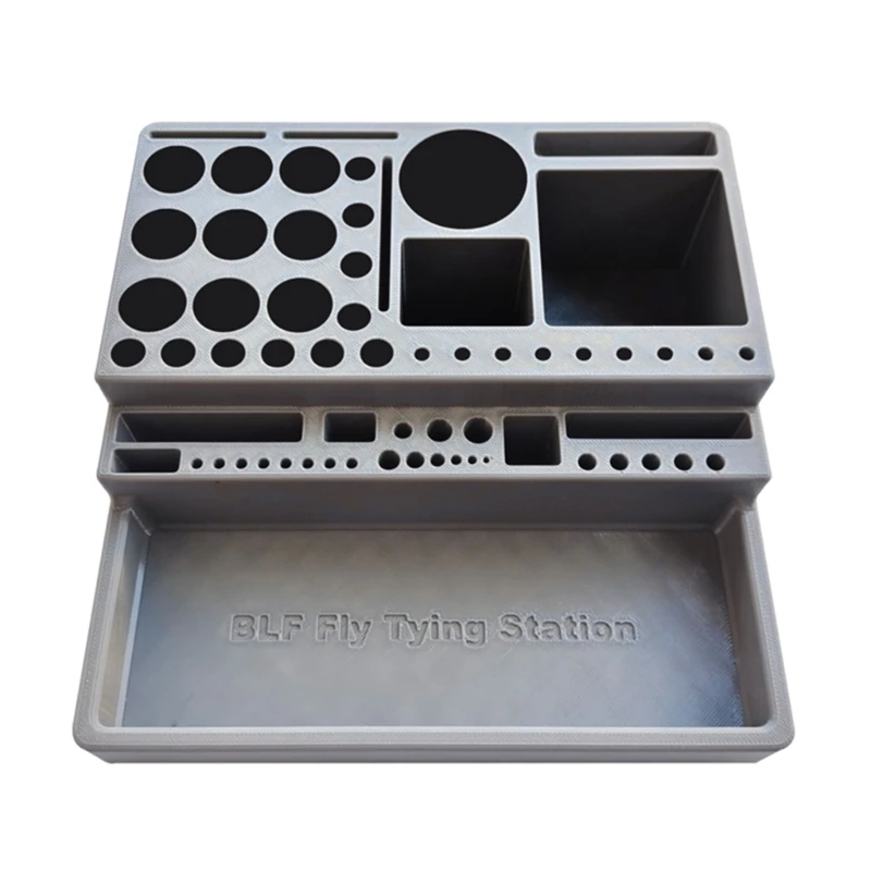  Fly Tying Desktop Storage Rack Fly Tool Desktop Storage Stand Fly Baits Binding Tool Station Fly Tying Tool Accessories