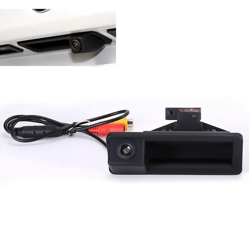 3X Car Rear View Camera Trunk Handle For-BMW E90 E91 E92 E93 E53 E82 E88 X1 X5 X6