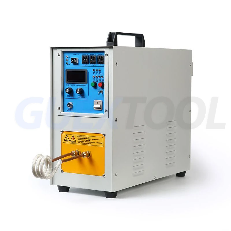 High Frequency Induction Heating Machine Quenching Forging Turning Tool Silver Melting Aluminum Iron Induction Heating Furnace