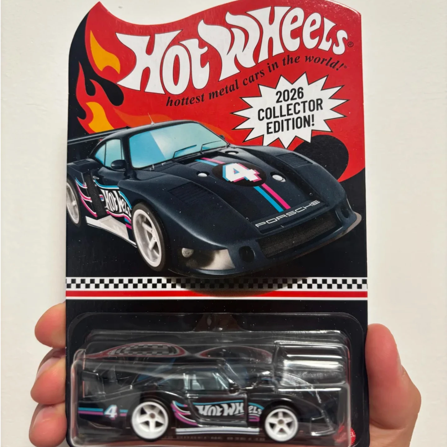 Hot Wheels Collectors Series Porsche 935/78 Diecast Metal 1:64 Metal Base Rubber Tires Collectible Model Toy Holiday Gift