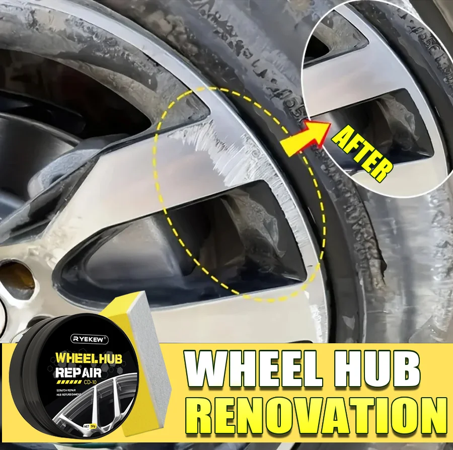 Metal Polish for Car Wheels - Mirror Finish Rim Restorer - Remove Oxidation & Tarnish - Bring Back Factory Shine to Alloy Rims