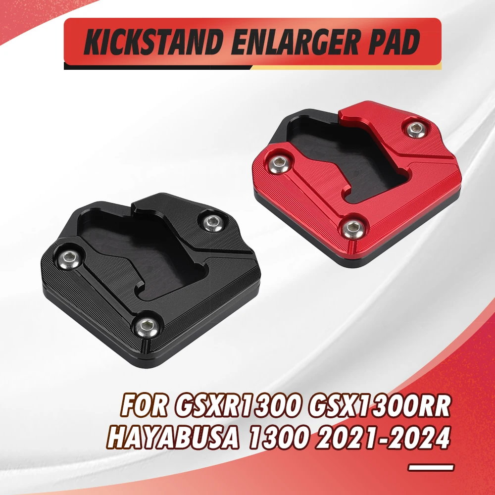 

Kickstand Foot Side Stand Enlarge Extension Pad Support Plate For Suzuki GSXR1300 GSX1300RR Hayabusa 1300 2021-2022-2023-2024