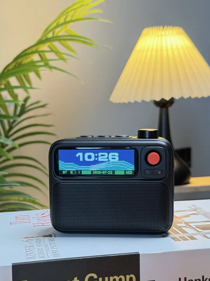 Divoom FlowToo Wireless Bluetooth Speaker Black Noise Sleep Aid Audio Smart Multi-functional Speaker