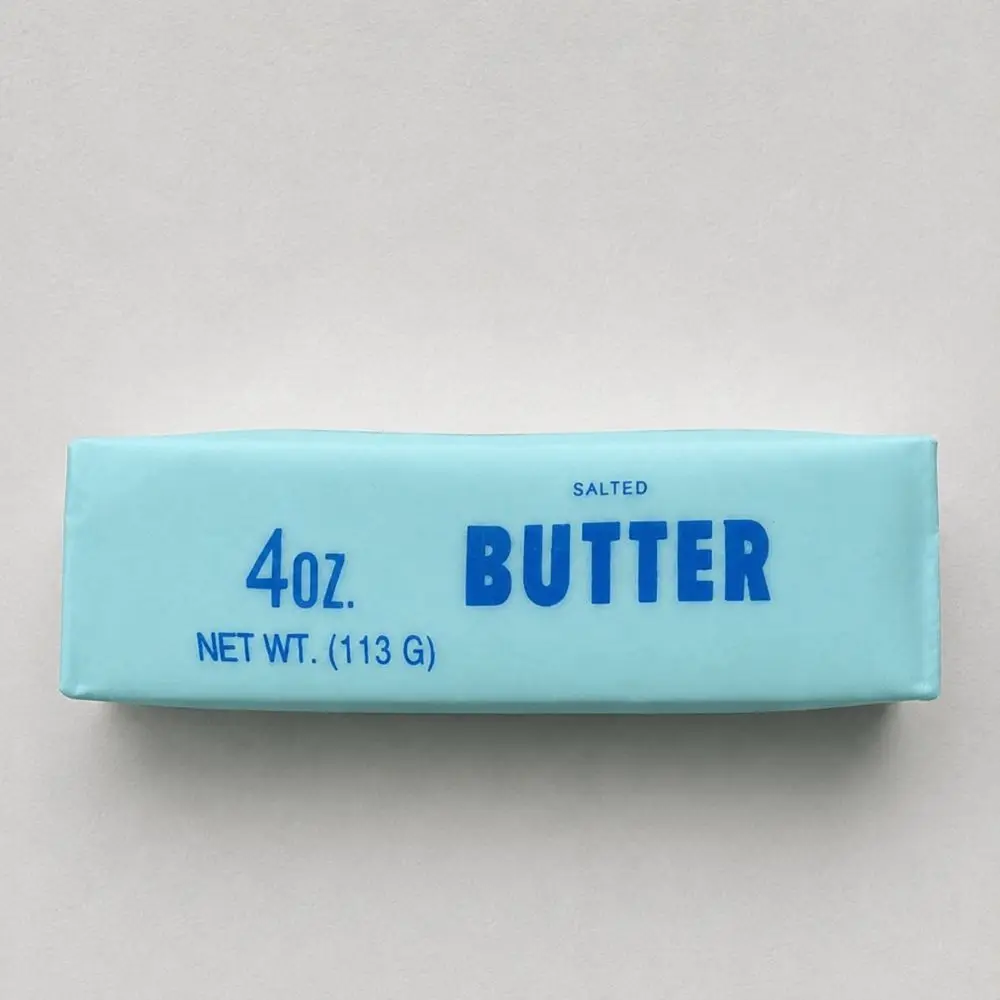 Crunchy Butter Stick Squeezed 12cm Sound Effects Crackling Butter Bar Comfortable Building Blocks Sensory Stress Stick