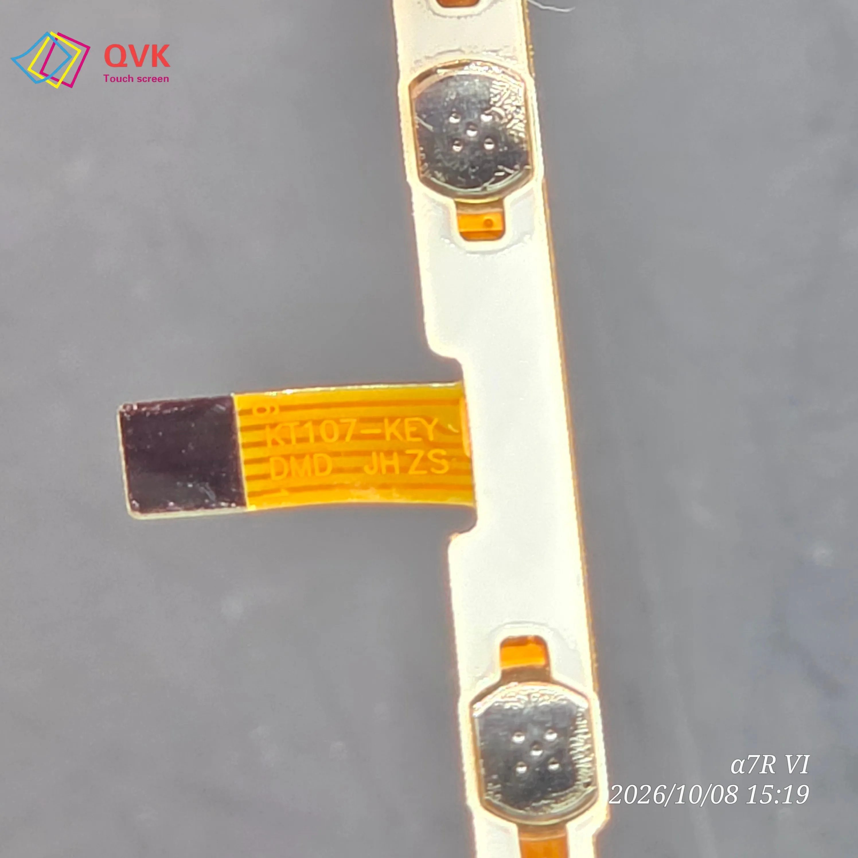 For KT107-KEY DMD JHZS 6PIN 44MM Tablet Spare Parts Switch On Off Power Volume Button Cable Flex KT107-DMD BD026-068