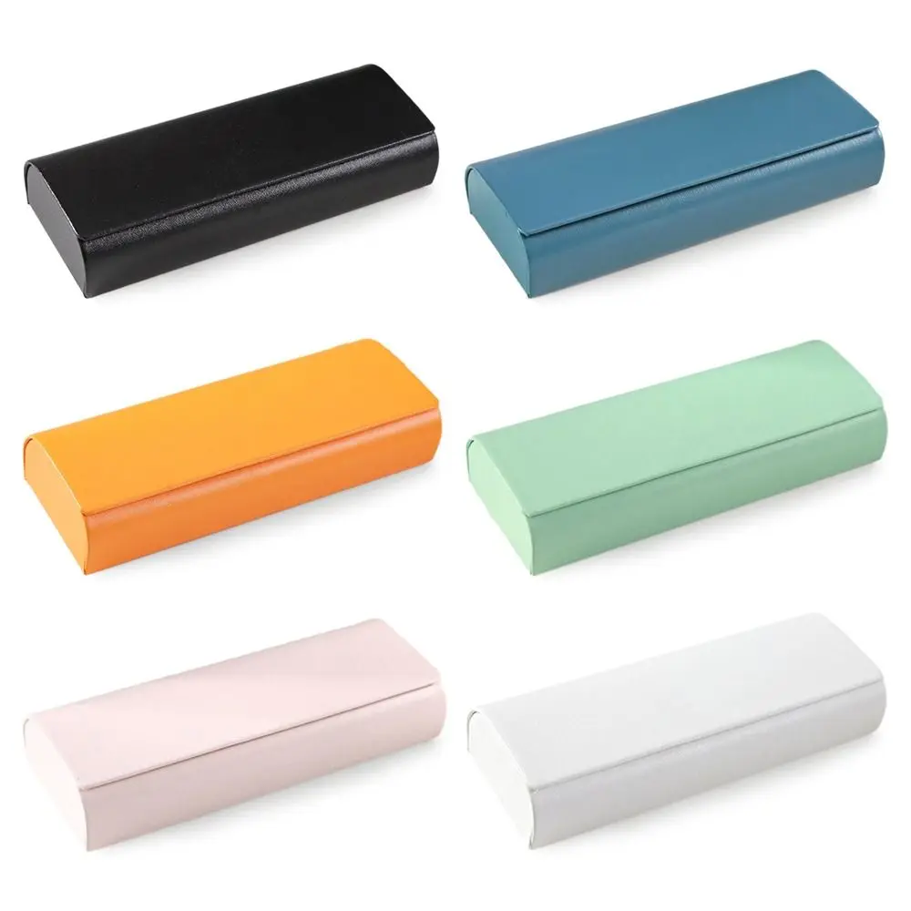 Portable Solid Color Glasses Box Fold-able Pressure-Resistant Sunglasses Bag Eyeglass Cases Men Women