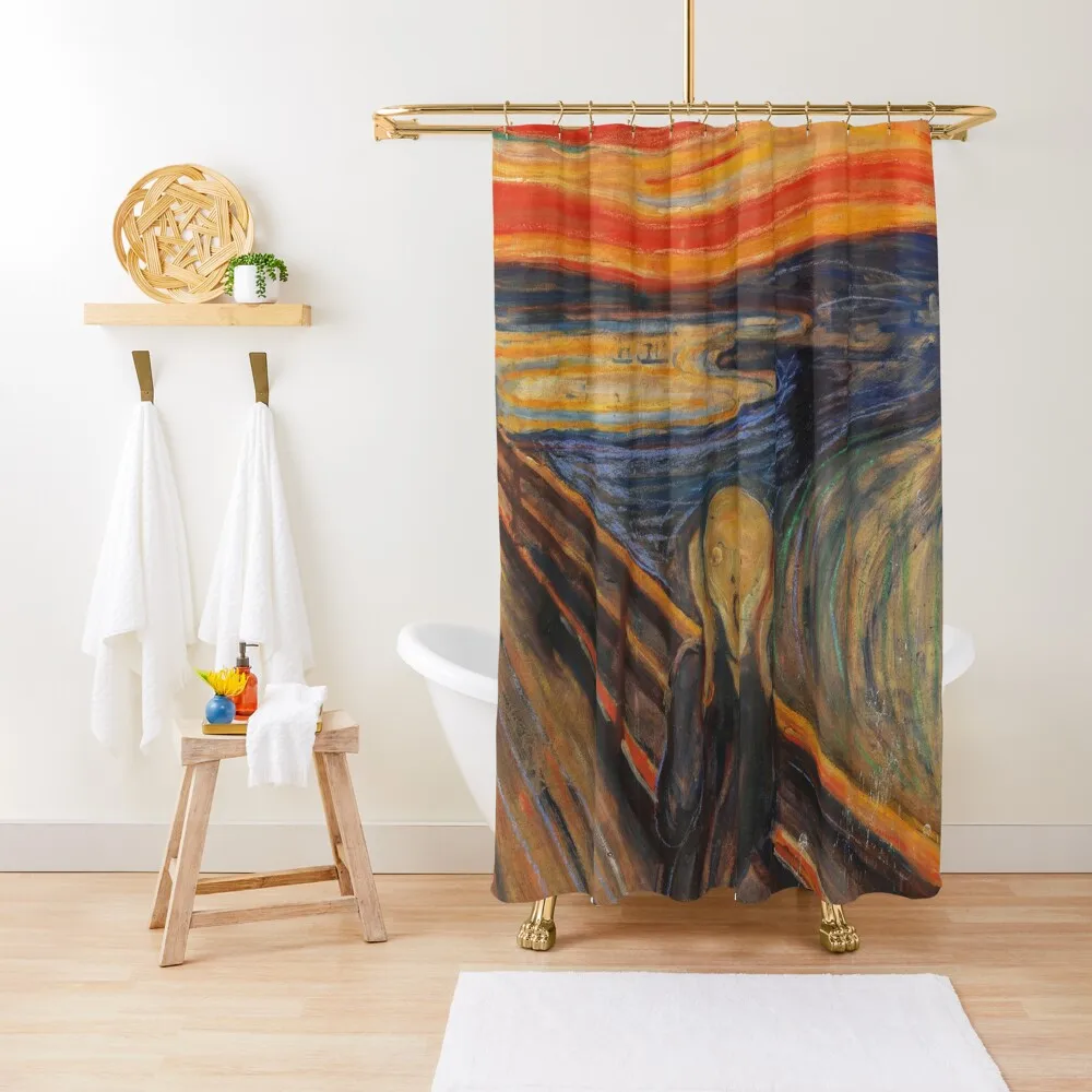 

The Scream-Edvard Munch Shower Curtain Waterproof Shower Bathroom Deco For Bathrooms Modern Showers For Bathroom Curtain