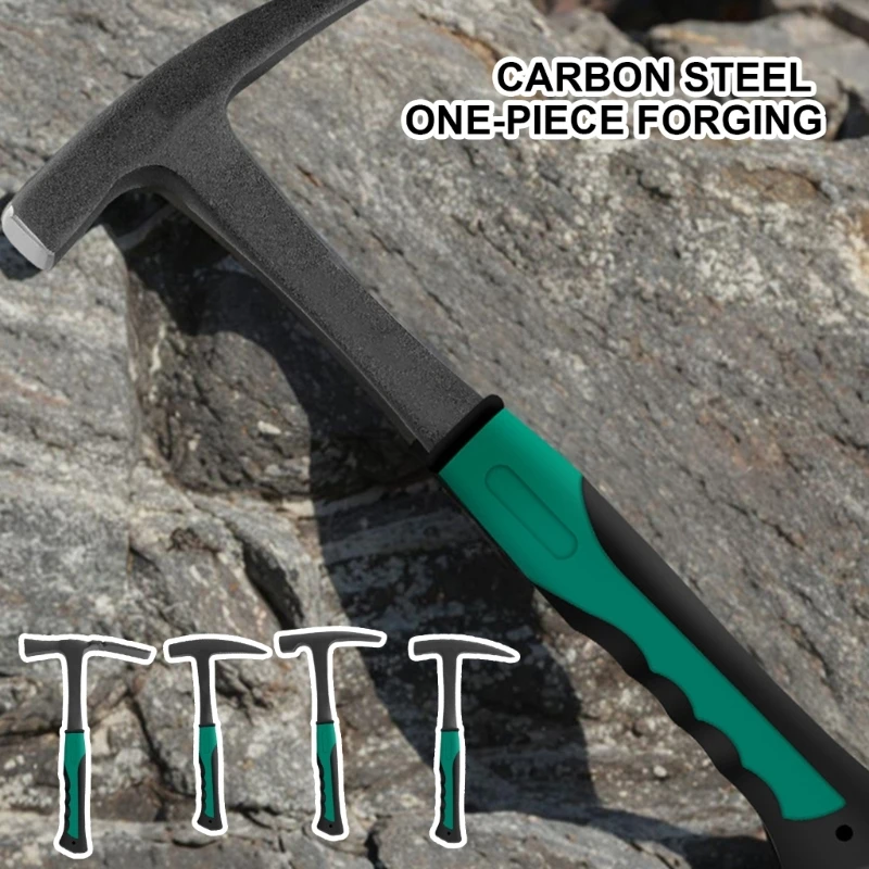 Geologist Hammer With Fiberglass Shafts And Ergonomic Handle for Rock Chipping