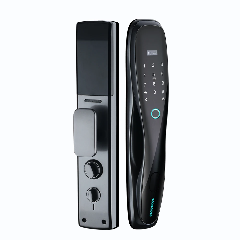 

Tuya Wifi Biometric Fingerprint Locker Intelligent Card Code Safe Electronic Locks Support Smart Home Scenario Digital Door Lock