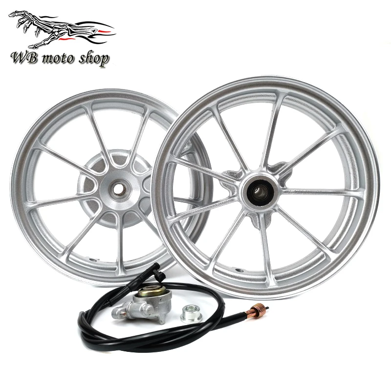 DIO motorcycle modified Aluminum Alloy front back wheels Rim Disc brake for AF18 AF25 AF27 AF28 ZX AF34 AF35 12 core Taiwan ver