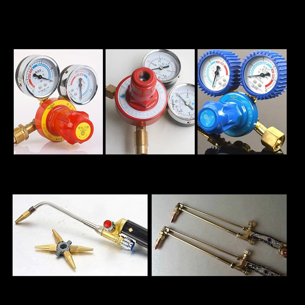 Acetylene And Oxygen Flashback Arrestor 1 Pair Oxygen Acetylene Check Valve Flashback Arrestor M16*1.5 For Cutting Torch