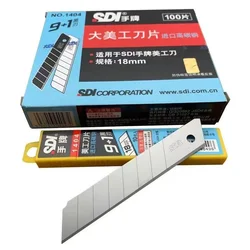 10pcs/Box Replaceable Utility Knife Blade 18mm DIY Cutting Craft Tool High Quality Sharp Cutter Blades