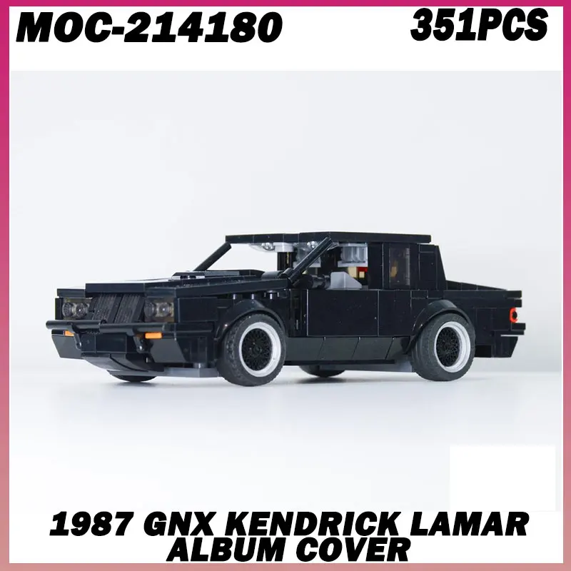 

351PCS MOC-214180 Car Speed Champions Sports Building Blocks Bricks Sets Technique Supercar Racers Vehicles Kits Toys Gift