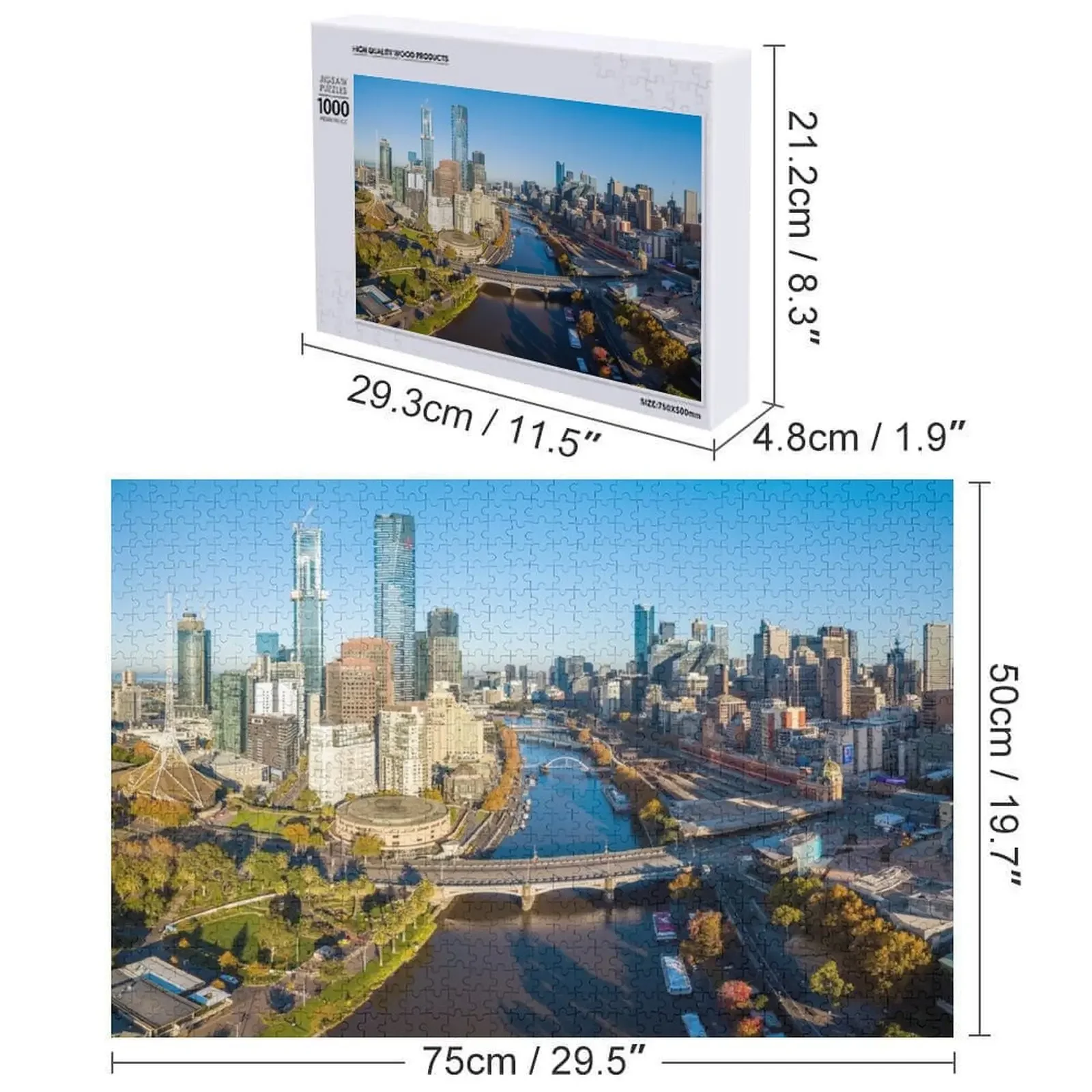 Puzzle Melbourne City Puzzle opere d'arte Puzzle anime