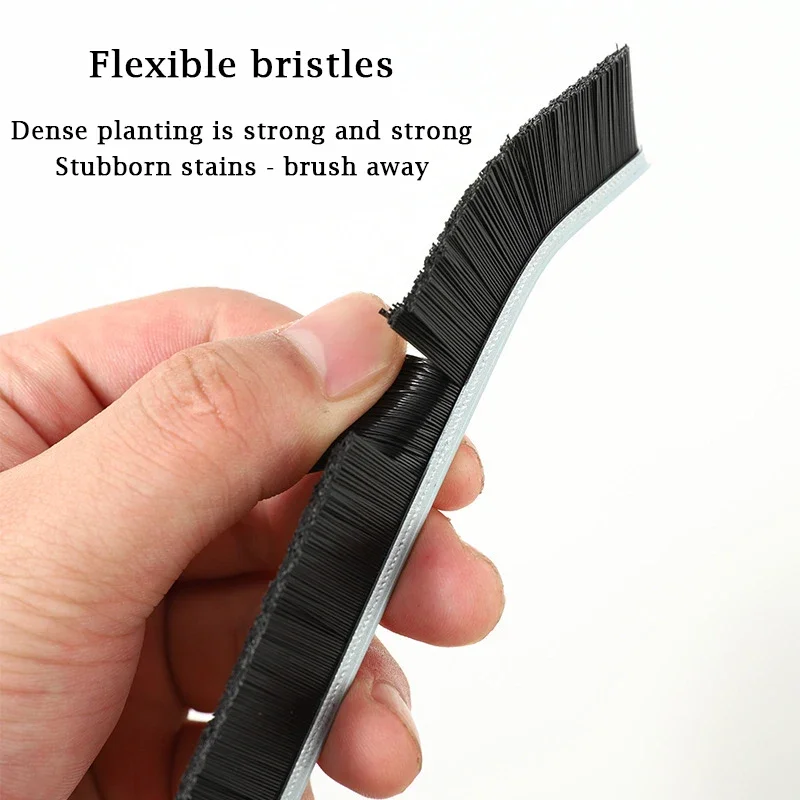 Brosses de nettoyage à poils durs pour ligne de sol de douche, angle de fréquence de jonction, durable, espace de coulis, livres, cuisine,