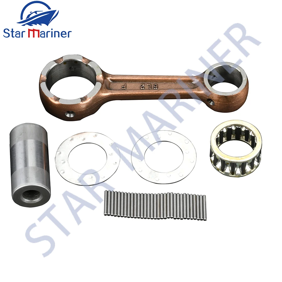 

6L2-11650 Connecting Rod Kit For Yamaha Outboard Motor 2 Stroke 20HP 25HP 6L2-11650-00 Boat Engine Parts