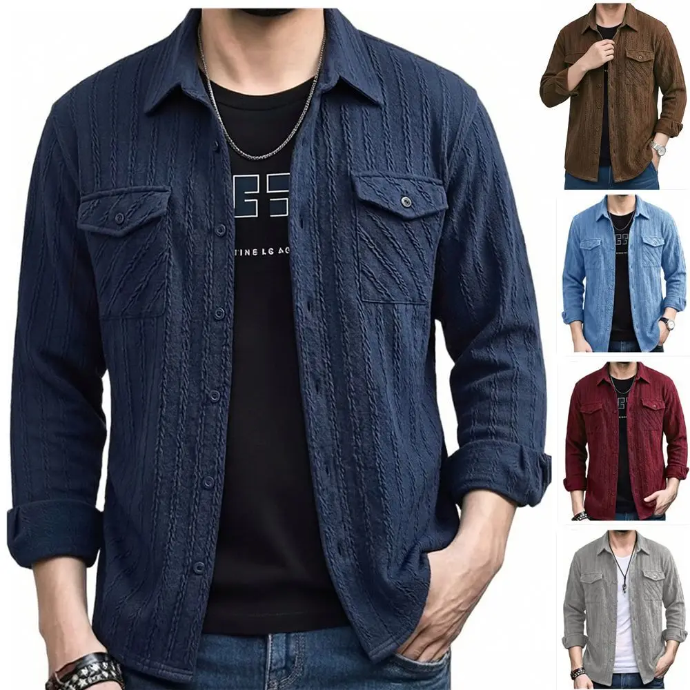 

2026 New In Stock Men's Shirts, Quality, Spring And Autumn Jackets, Version, Aliexpress European Sizes