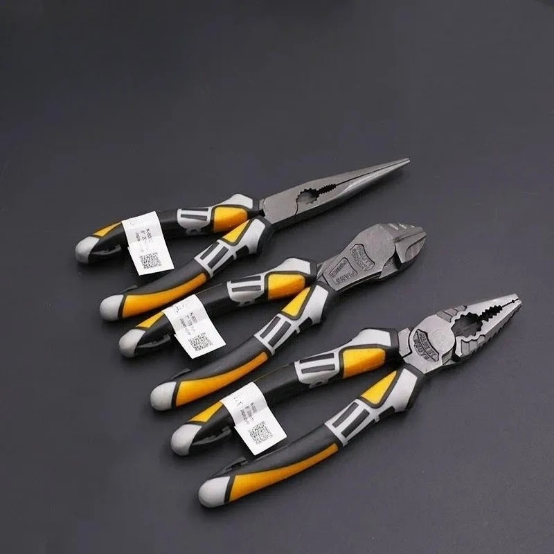 Industrial Grade Steel Wire Pliers Pointed Nose Oblique Pliers Labor Saving Multifunctional Electrical Wire
