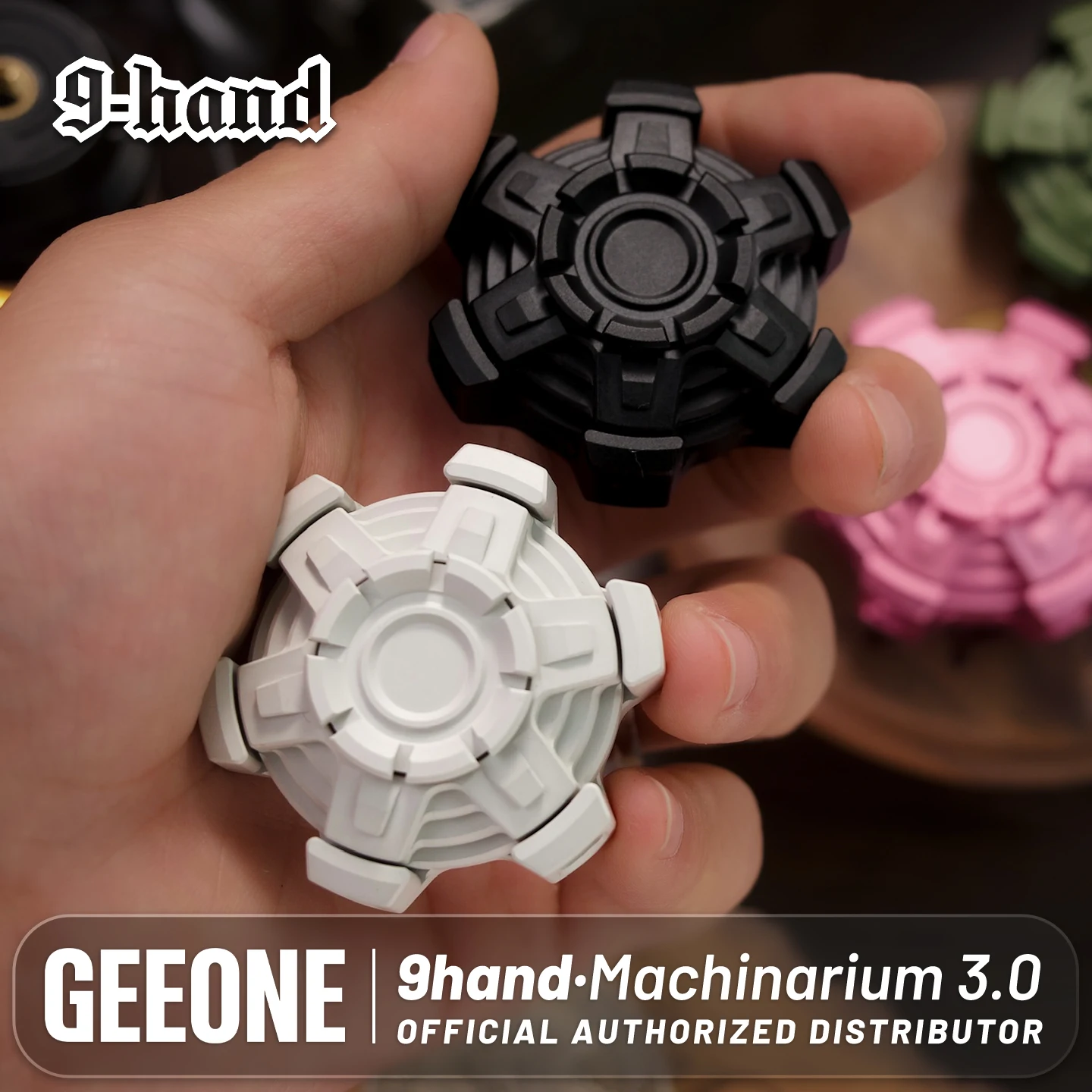 9Hands EDC Machinarium 3.0 Aluminum Co-branded Spinner Trendy Adult Metal Stress Relief Toy