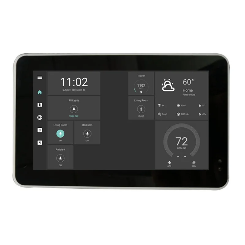 5 Inch POE Touch Tablet With Wall Mounted And Gang Box Mount