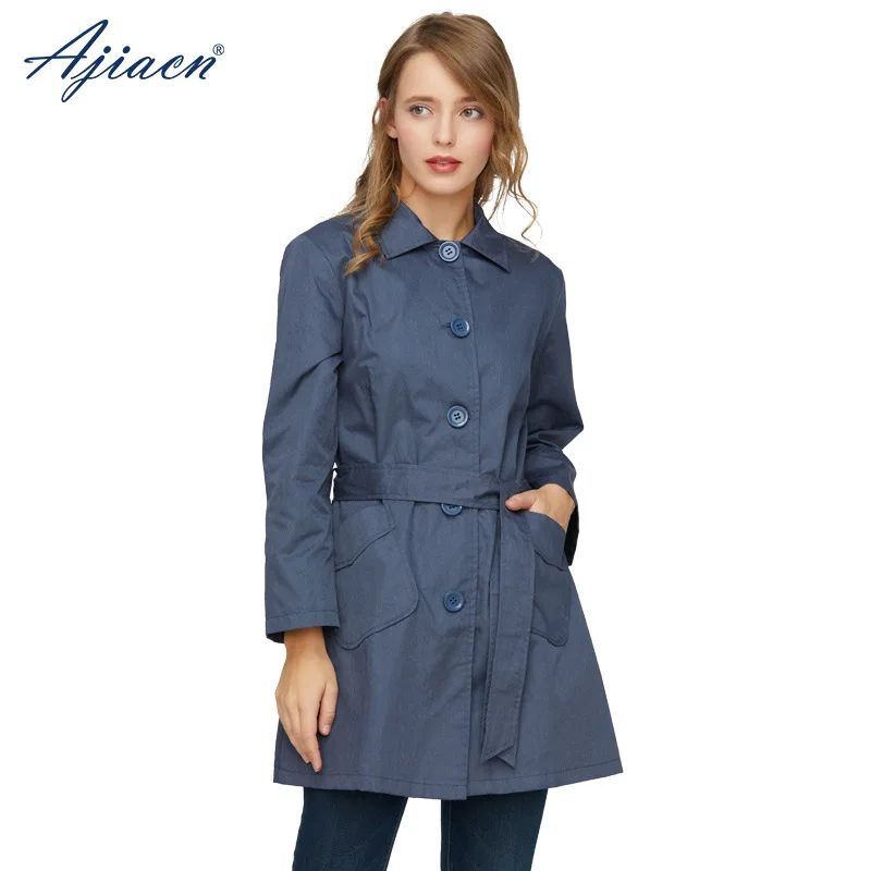 Women's Radiation Protection Coat Windbreaker Workwear Mid-Length