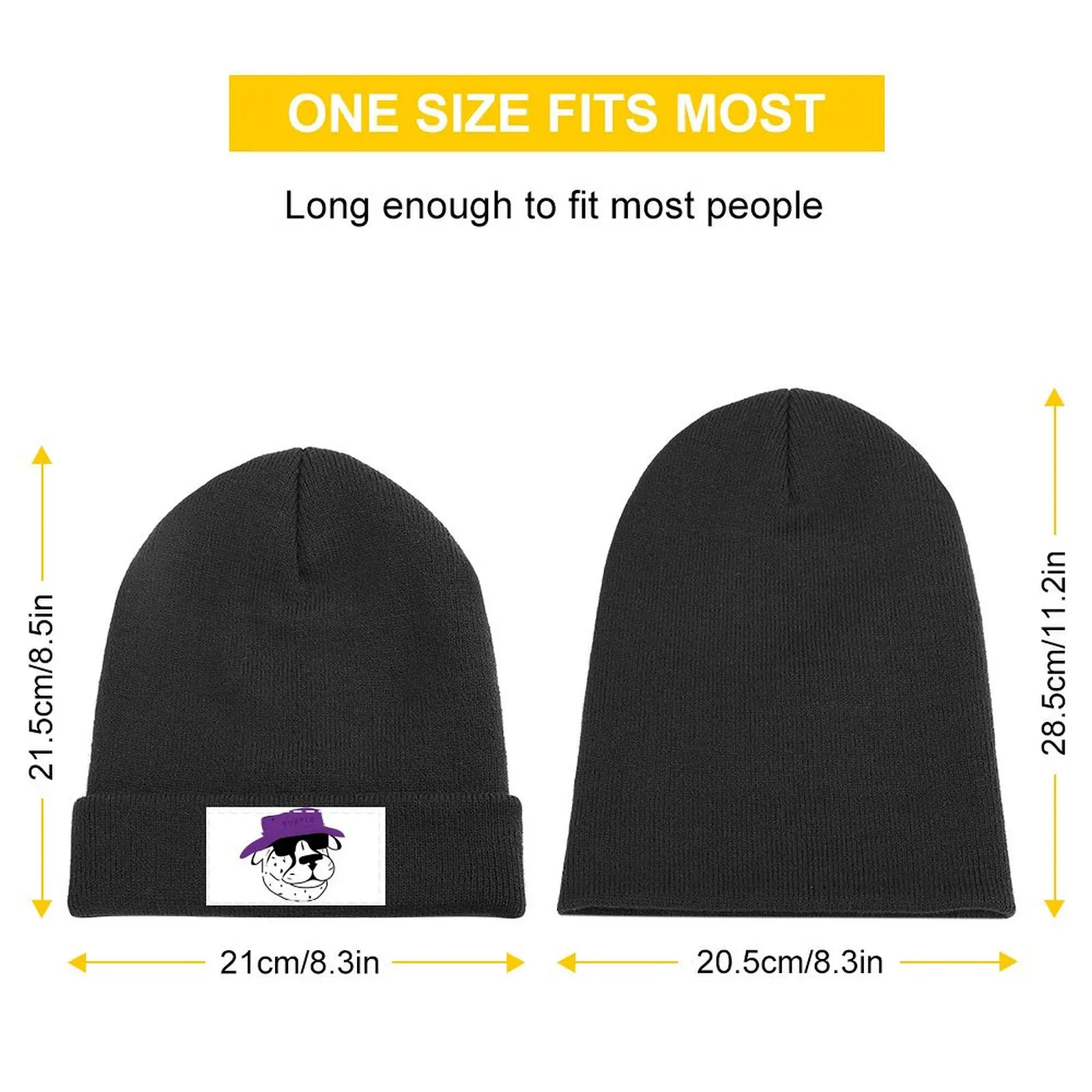 Purple Hat Cheetah Knitted Cap New In The Hat Kids Hat Snap Back Designer Caps For Men Women's