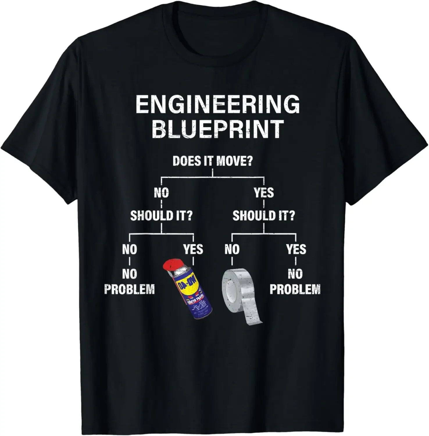 My Engineering Blueprint - Fun Engineer T-shirt Men's Summer Season Round Neck Short Sleeve Casual Streetwear