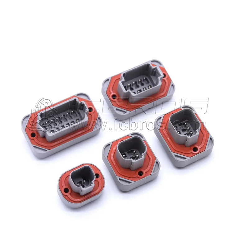 Dechi DT15-08PA PCB Panel Pin Seat Plug DT06-6S DT13-4P Automotive Waterproof Connector