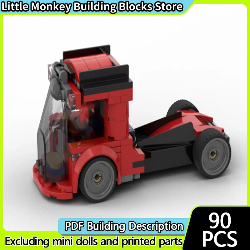 

Speed Racing Car Model MOC Building Bricks Classic Transport Truck Modular Technology Children Holiday Gifts Assemble Toys Suit