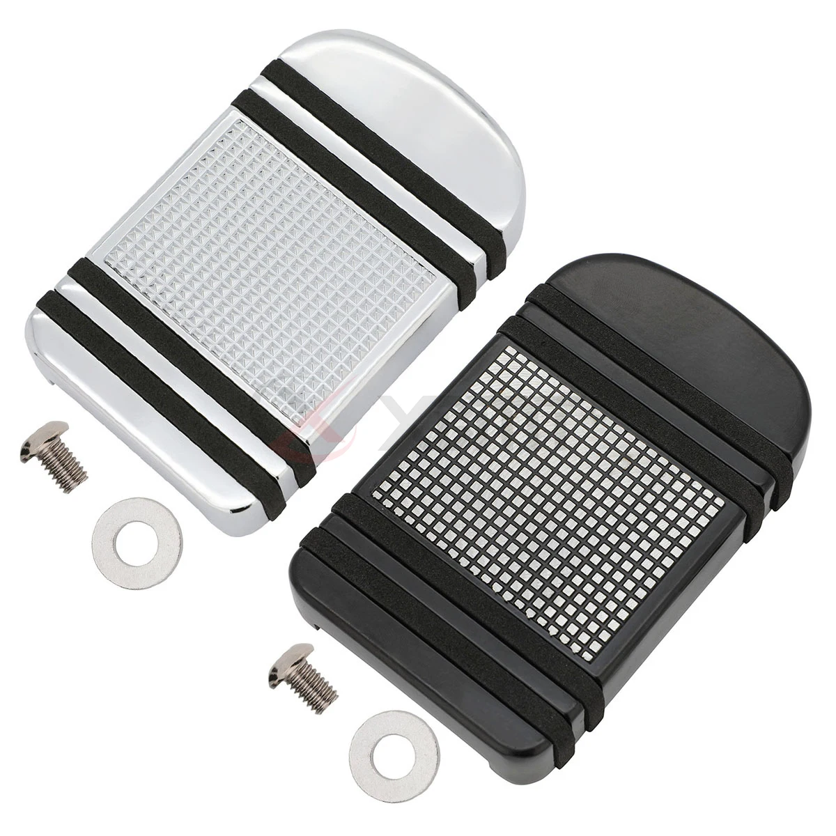 

Motorcycle Brake Pedal Pad Cover For Harley Softail FL 1986-2017 Dyna FLD 2012-2016 Touring Electra Glide Road King Trike