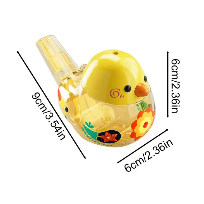 Sifflet d'eau pour enfants, jouet Variable, simulation du son d'oiseau, peut ajouter un sifflet d'eau, formation à la prononciation, jeu de jouets pour enfants