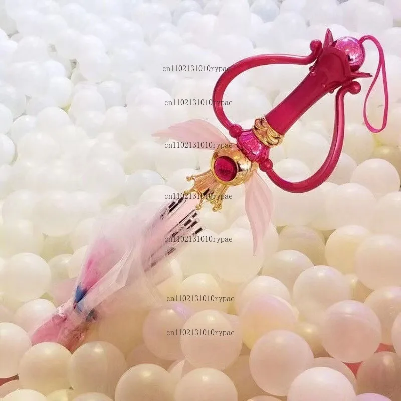 Cute Girl Transparent Long-handled Hand-painted Princess Umbrella Luminous Fairy Magic Wand