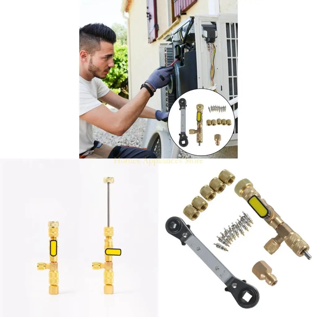 D0AB Valves Remover النحاس النحاسي لإصلاح أنظمة التبريد المنزلية #1