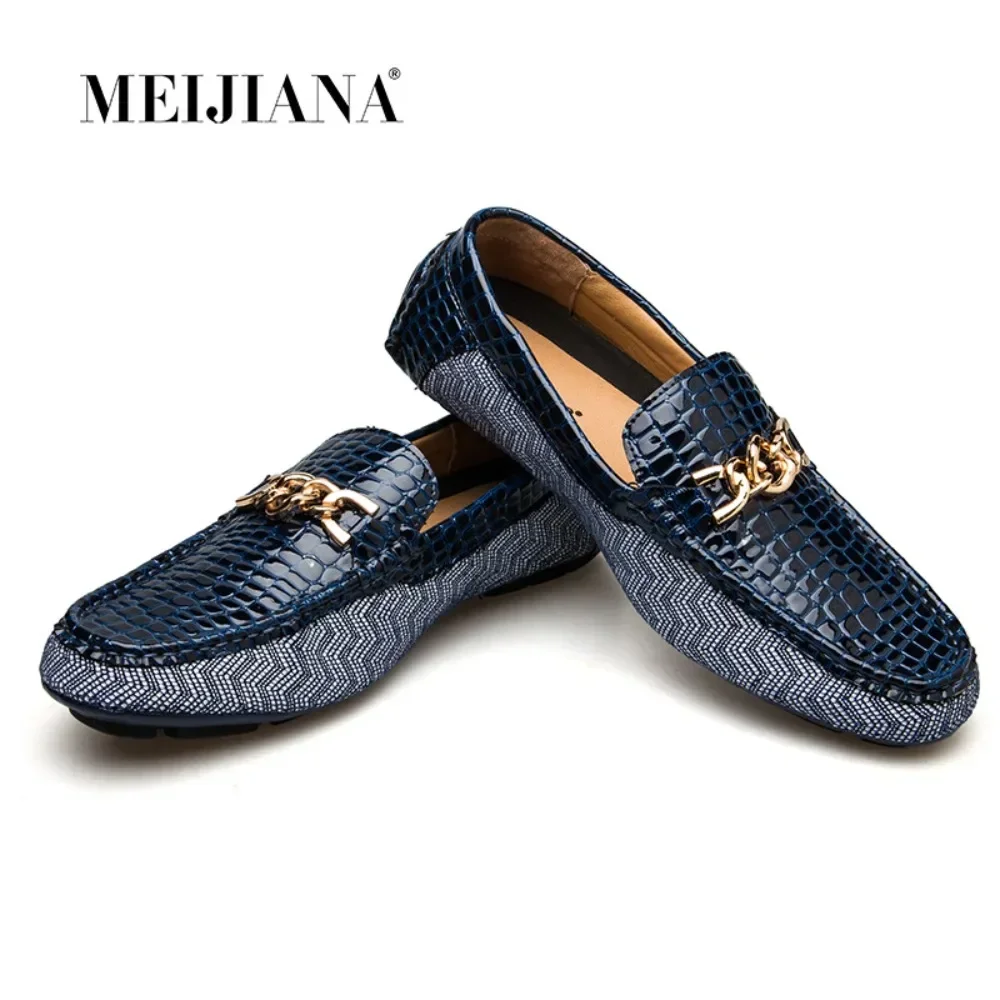 High Quality Pu Leather Men Loafers Slip on Mens Casual Shoes Fashion Flats Male Driving Shoes Moccasins Ten Colors Size 38-47