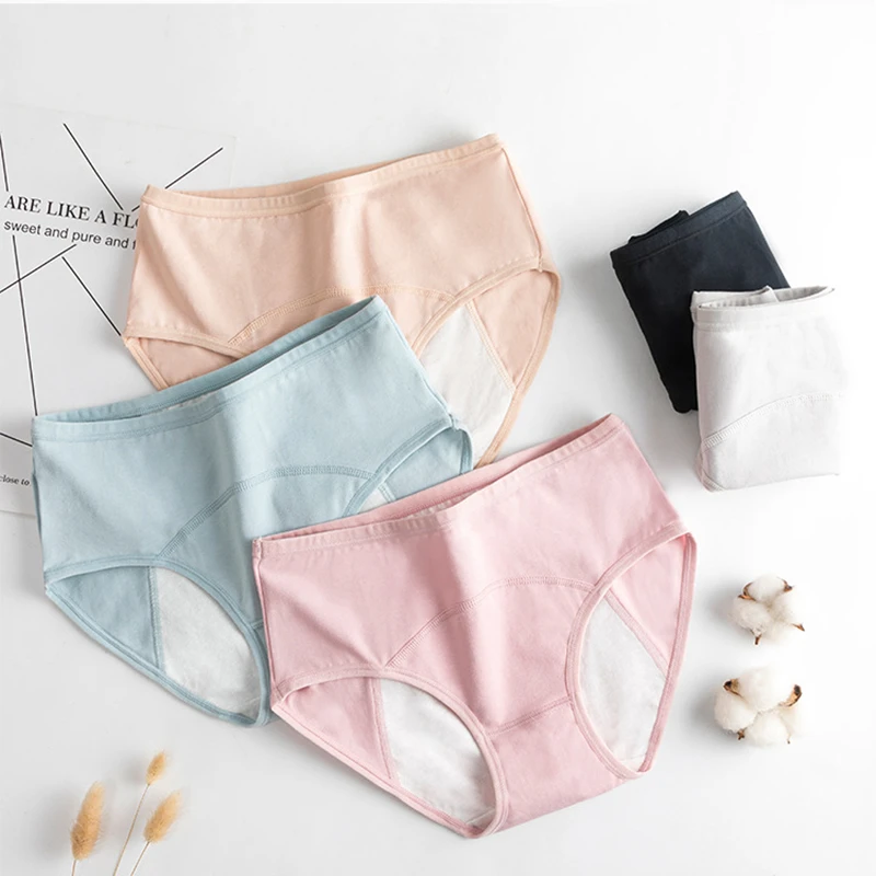 5pcs Period underwear woman set Leak Proof Waterproof Women\'s Lingerie Very Abundant flow Menstrual Panties briefs For Women