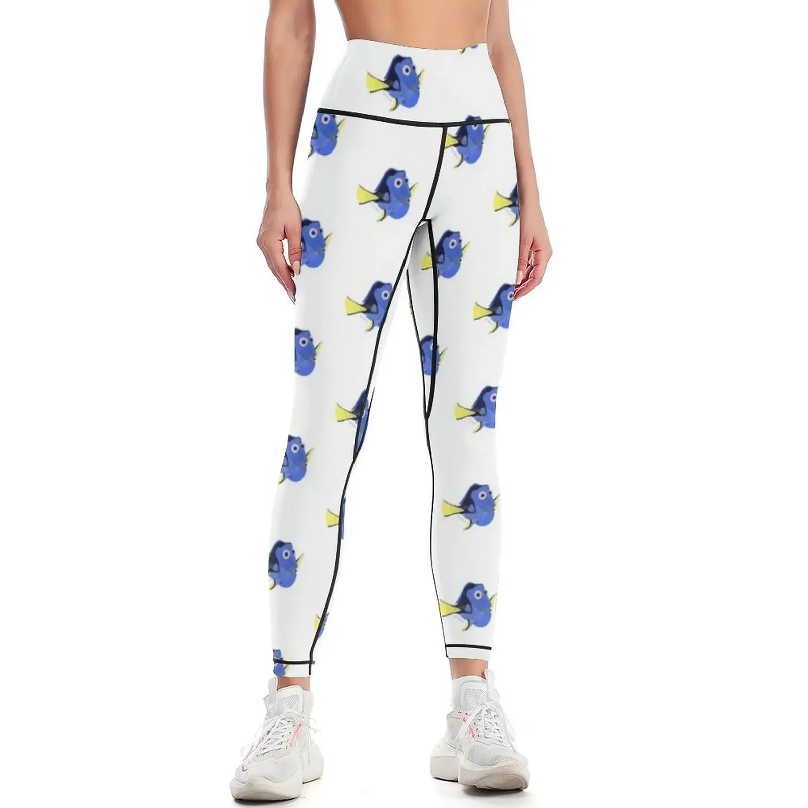 

Watercolor Dory Leggings Fitness clothing gym top Legging sexy woman Sportswear woman gym Womens Leggings