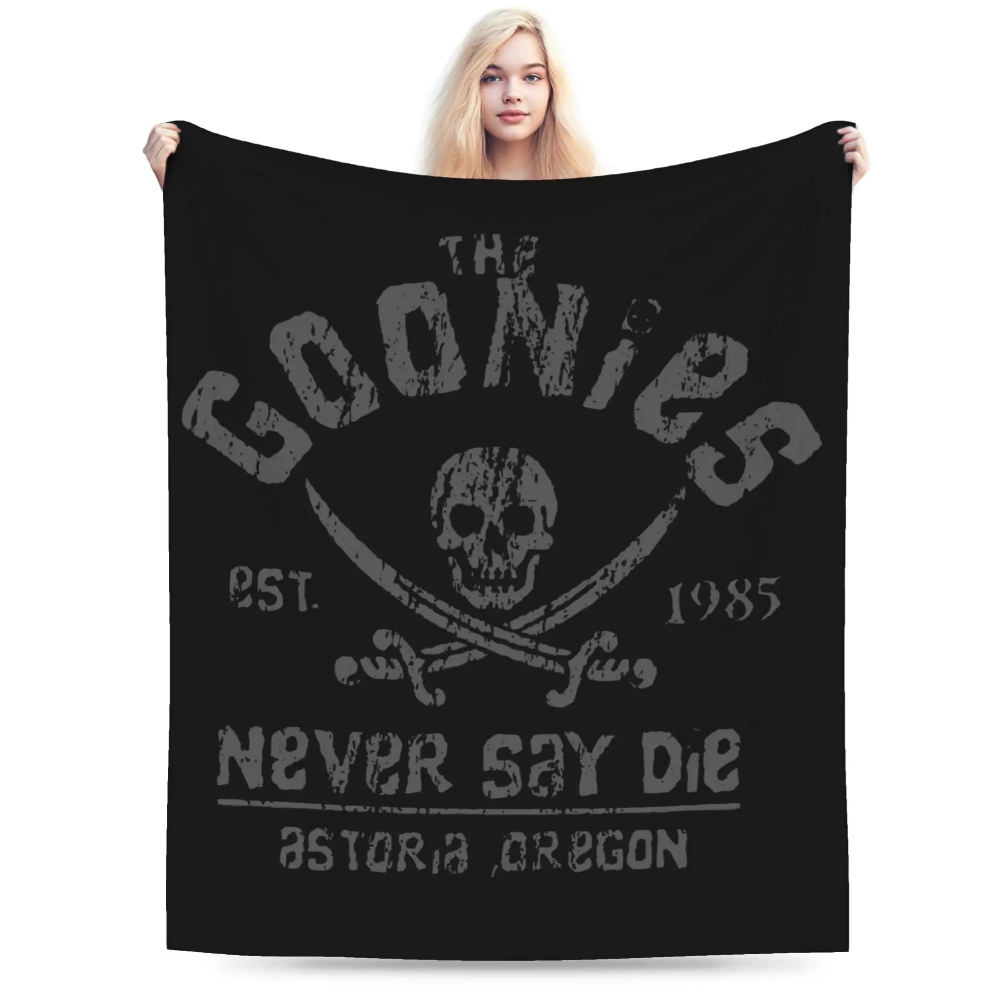 The Goonies Never Say Die Blanket Coral Fleece Plush Decoration   Multifunction Throw Blankets for Bedding Outdoor Rug Piece