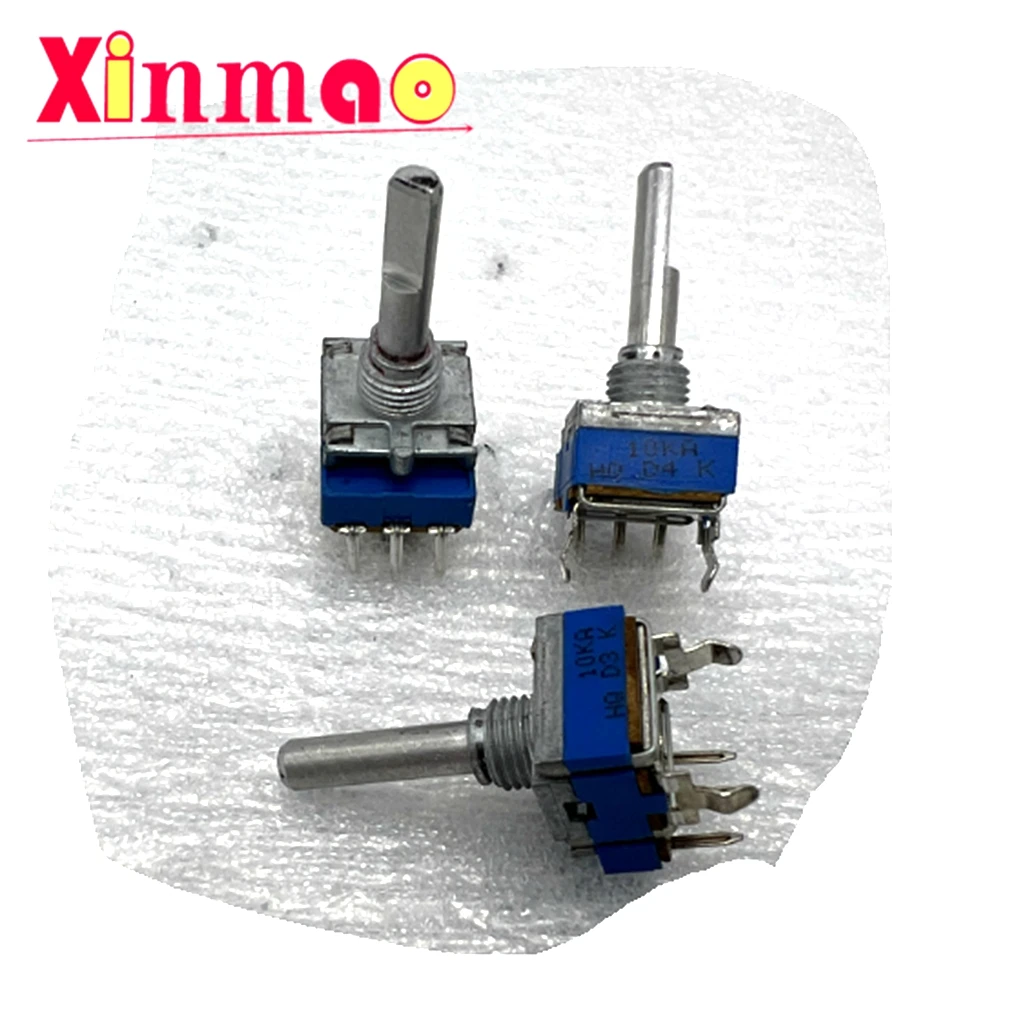 Belgium RK13 A10K HDD4K with center positioning precision single potentiometer shaft length 20mm thin shaft