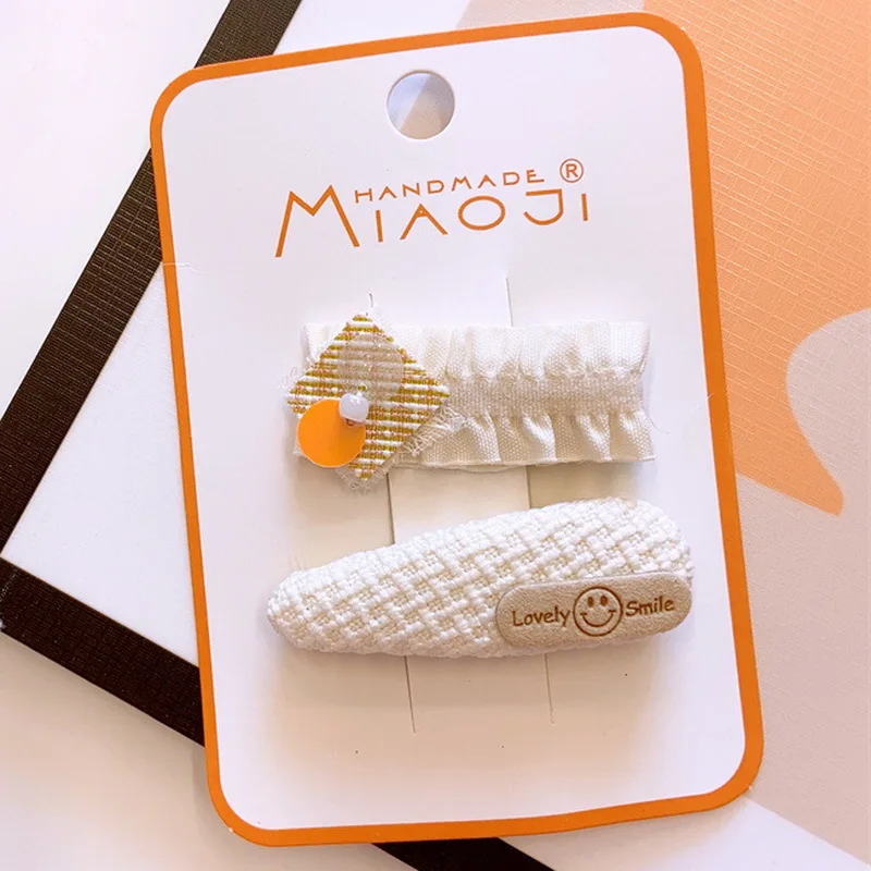 2 teile/satz Mädchen Stoff haarspangen mädchen Baby niedlichen Bogen haarspange Kinder Blumen haarklammer Spitze Stickerei Haarnadeln und Clips Haarschmuck – Detail 13