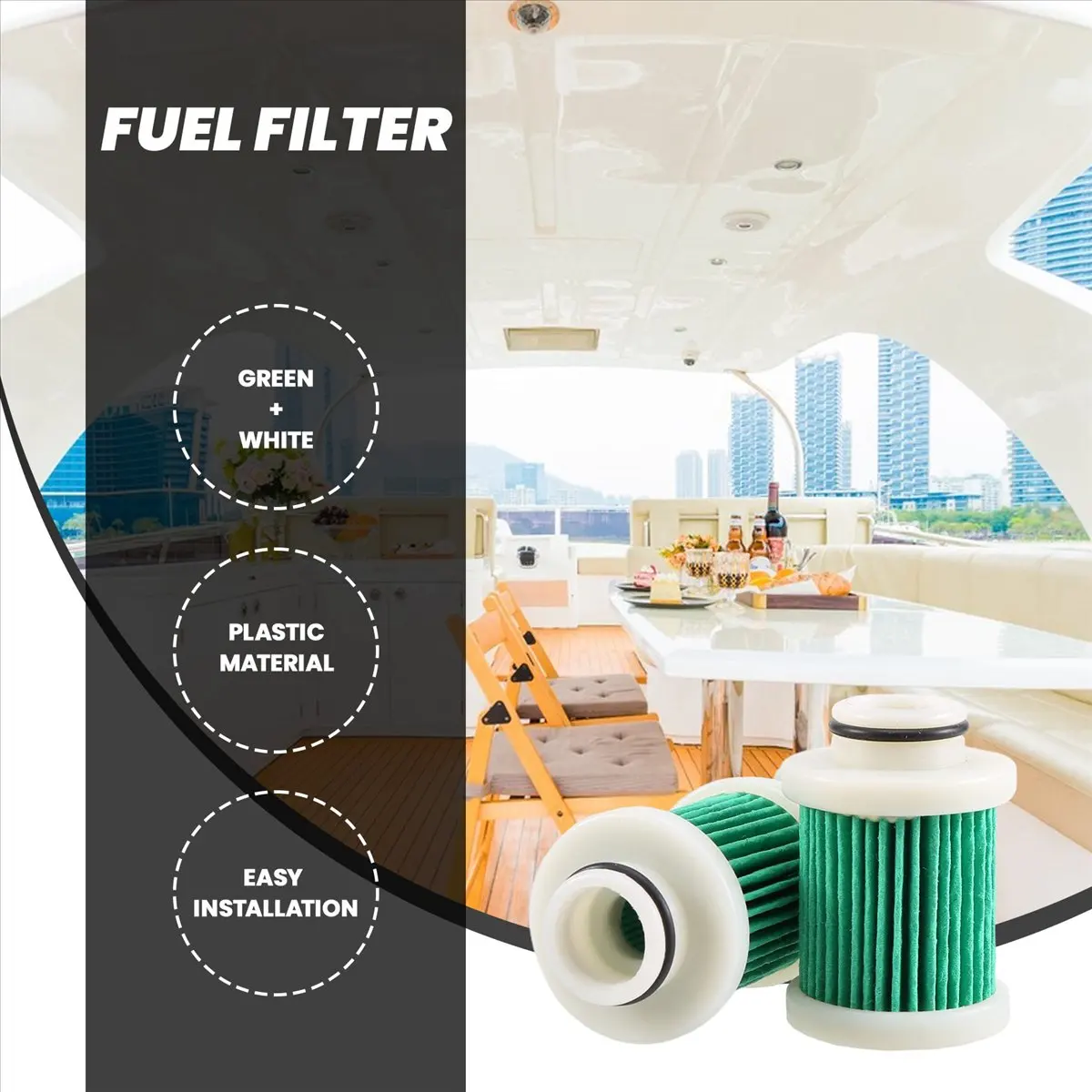 Super Sale 3 x Primary Fuel Filter 6D8-WS24A-00-00 for Yamaha Sierra 18-79799 F50-F115